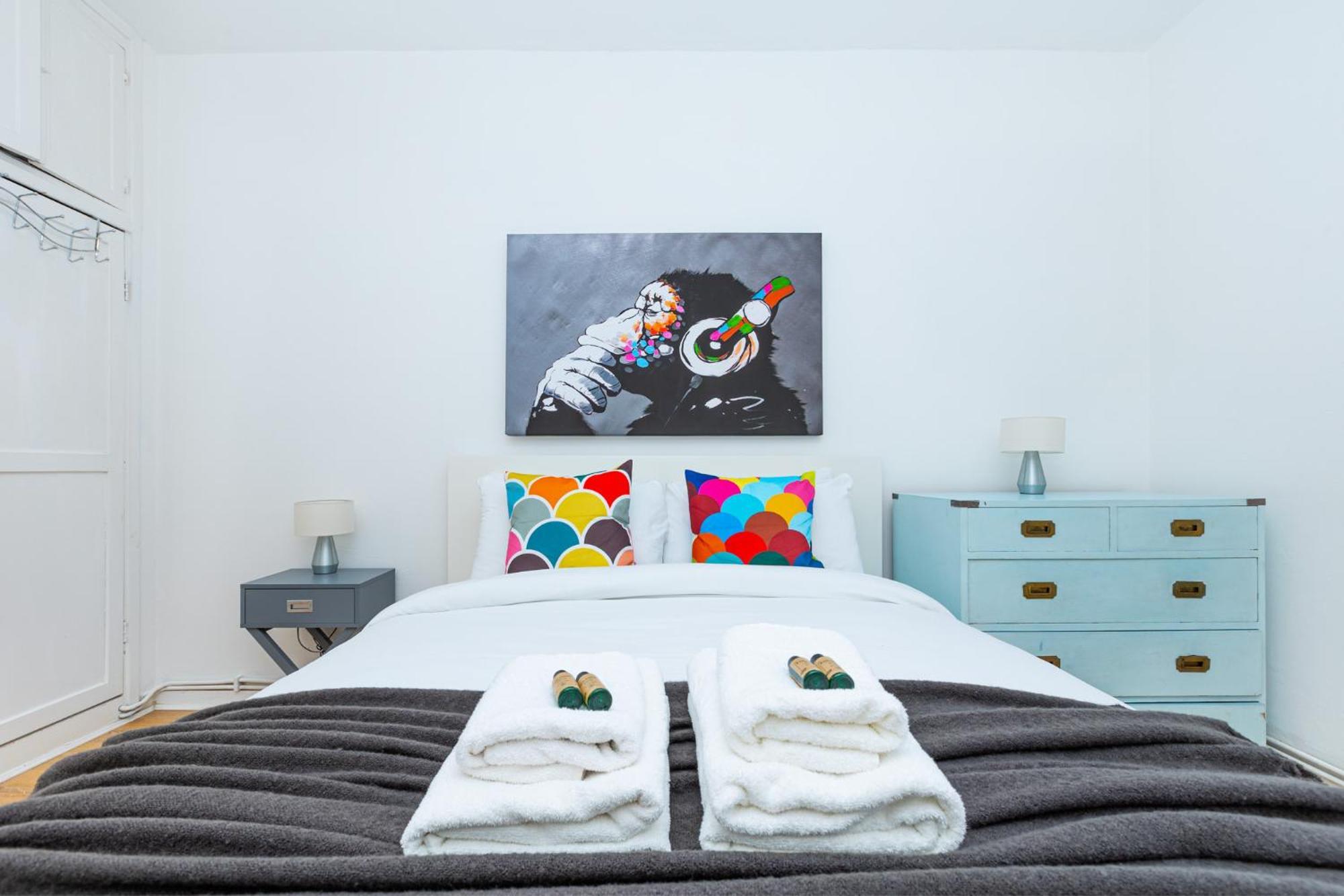 Bright Modern 1 Bedroom Flat, 5 Min To Vauxhall St 런던 외부 사진