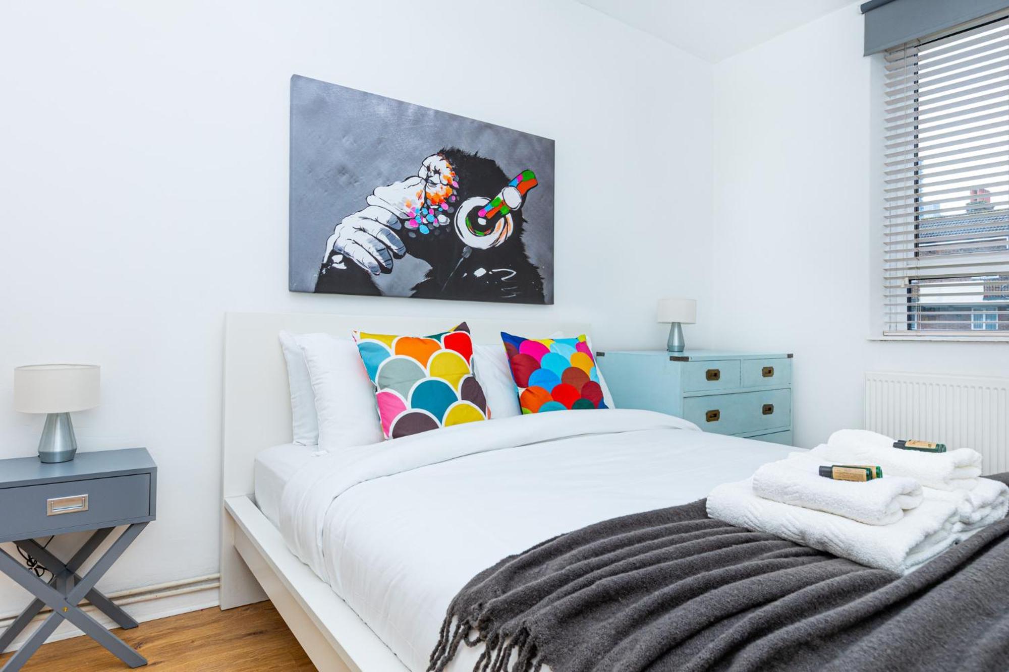 Bright Modern 1 Bedroom Flat, 5 Min To Vauxhall St 런던 외부 사진
