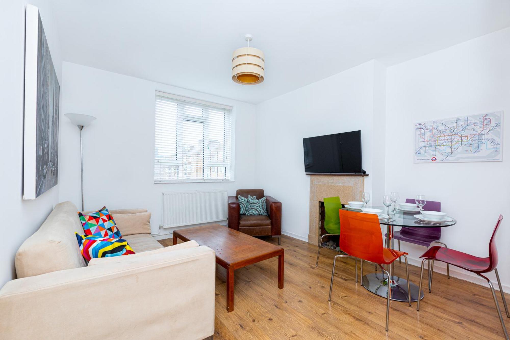 Bright Modern 1 Bedroom Flat, 5 Min To Vauxhall St 런던 외부 사진