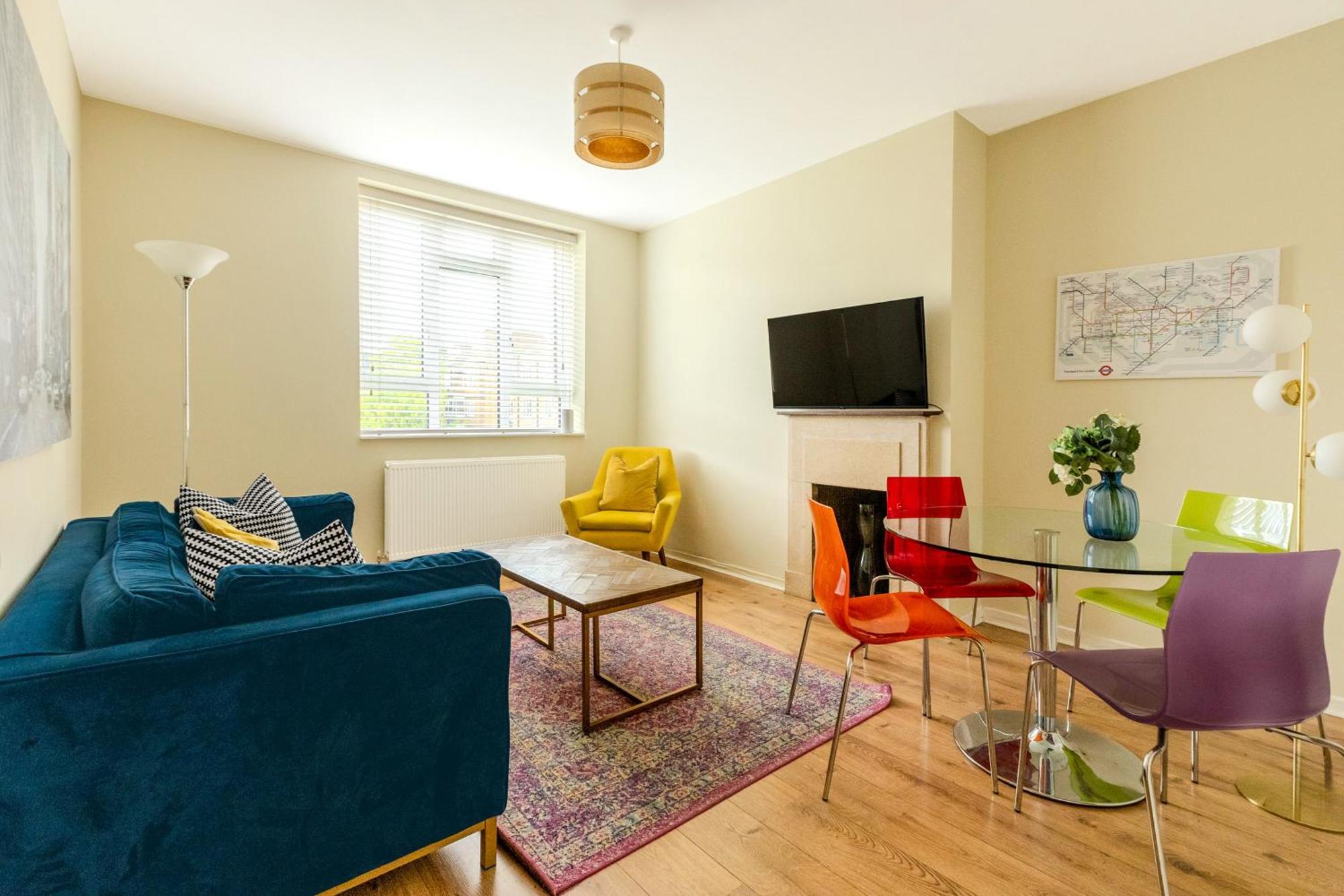 Bright Modern 1 Bedroom Flat, 5 Min To Vauxhall St 런던 외부 사진