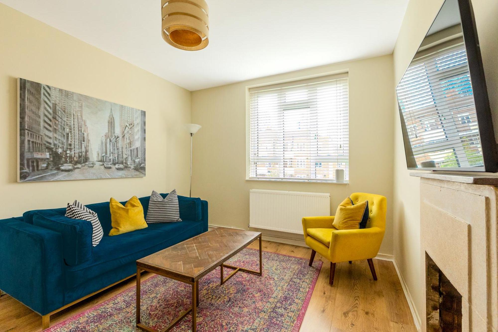 Bright Modern 1 Bedroom Flat, 5 Min To Vauxhall St 런던 외부 사진